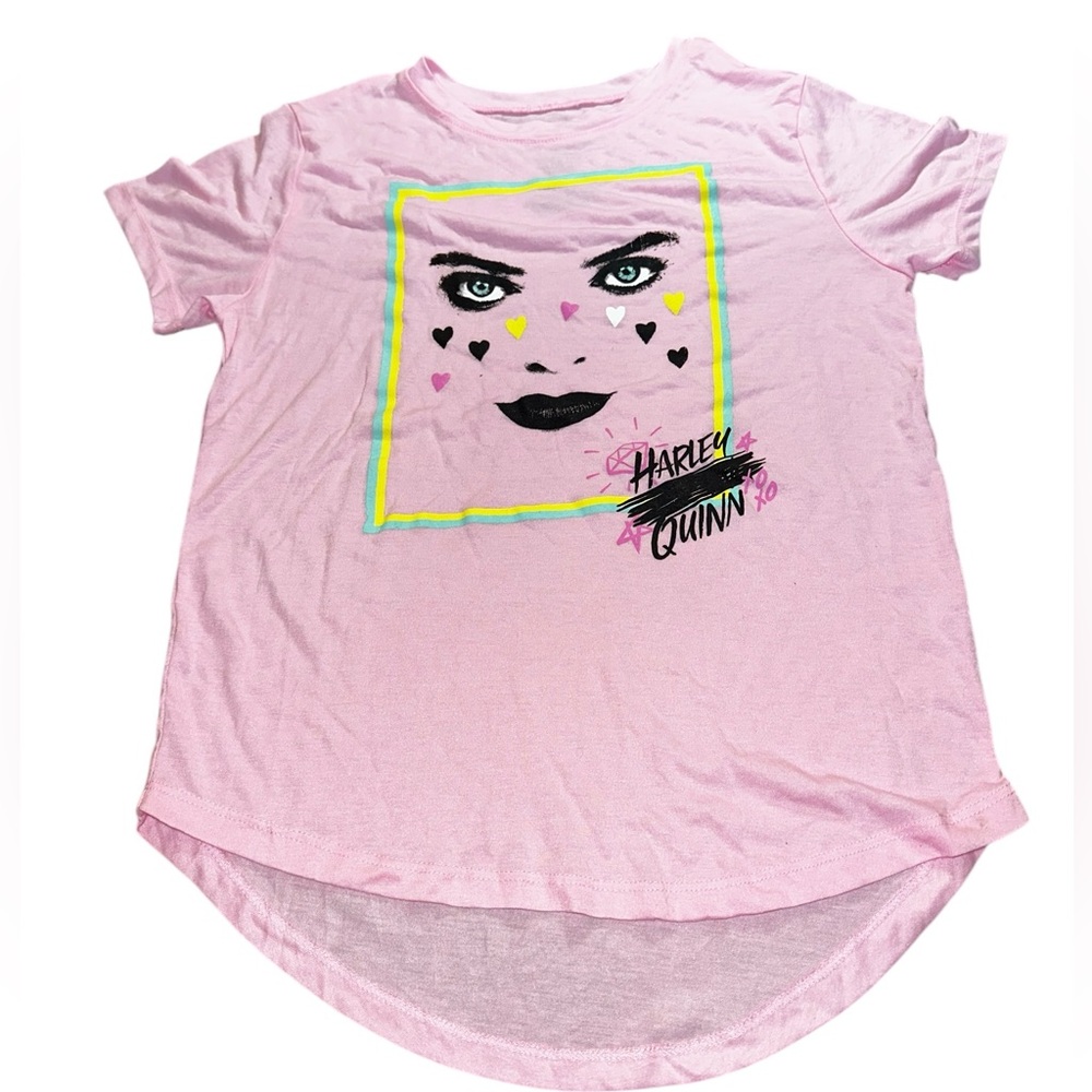 Harley Quinn High Low short sleeve‎ Tee medium 7/9 NWT
